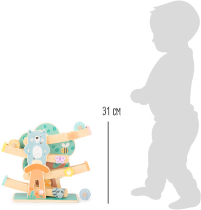 Drevená dráha v pastelových farbách small foot