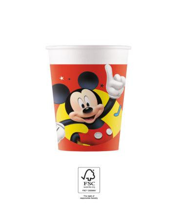 EKO papierové tégliky - Mickey Mouse 200 ml/8 ks