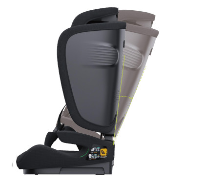 Sklápacia autosedačka Neocare iSize 76-150 cm black Asalvo