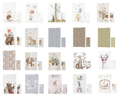 Podložka prebaľovacia cestovná (60 x 40 cm) Basic Ceba