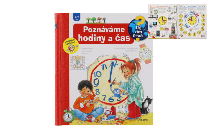 Knižka Poznávame hodiny a čas 24x28 cm