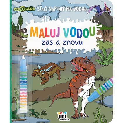 Maľuj vodou zas a znova Dinosaury