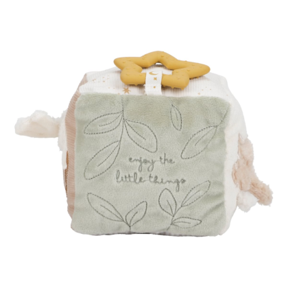 Kocka textilná s aktivitami Newborn Naturals Little Dutch