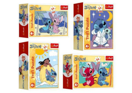 Minipuzzle Stitchova dobrodružstvo 54 dielikov