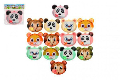 Presúvačka hlavolam zvieratko 7x6 cm