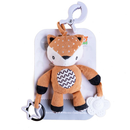 Hrkálka plyš 30 cm záves na postieľku/kočík 0 m+ babyted