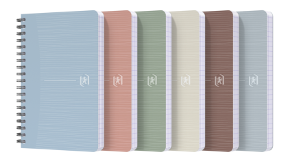 Blok špirálový Oxford RecUp 9 x 14 cm štvorčekový Oxford