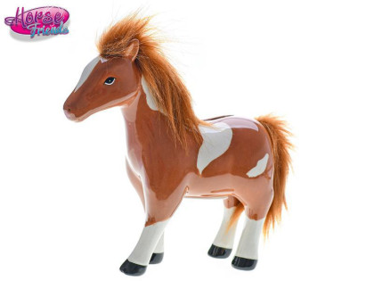 Horse Friends pokladnička porcelánová kôň 19x17 cm
