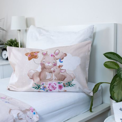 Obliečky do postieľky Bunny Star baby 100 x 135, 40 x 60 cm Jerry Fabrics