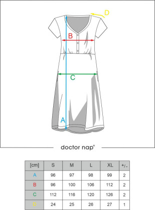 Dojčiace nočné košele TCB.9928 STRIPES DOCTOR NAP
