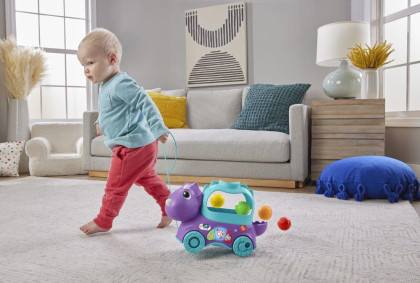 Fisher-price Hrajúce dino s vyskakujúcimi loptičkami