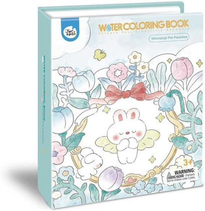 Kreatívna kniha Maľovanie vodovými farbami Pet Paradise Jarmelo