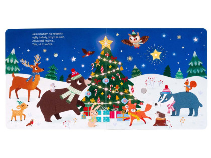 Moja blikajúca zvuková knižka Vianoce v lese Kasia Dudziuk, Maria Hoeck