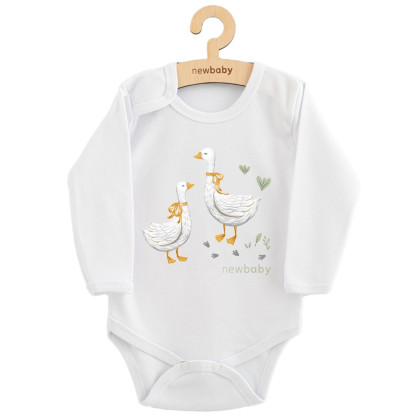 Detské body s potlačou New Baby Husičky