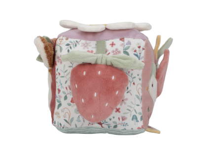 Kocka textilná s aktivitami Fairy Garden Little Dutch