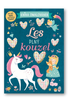Les plný kúziel - 1400 diamantov na nalepenie, omaľovánky