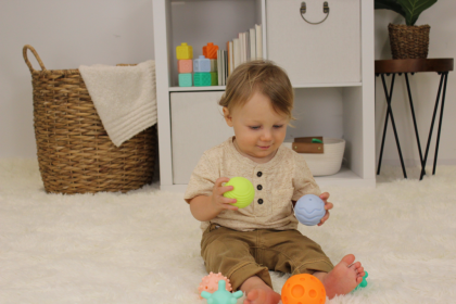 Loptičky s textúrami Super Soft 6 ks Infantino