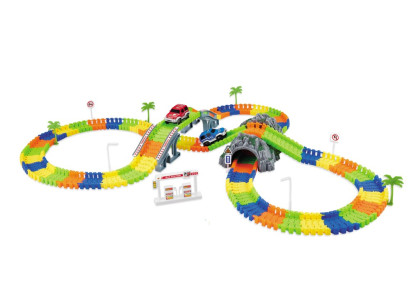 Variabilná dráha 192 dielov s tunelom