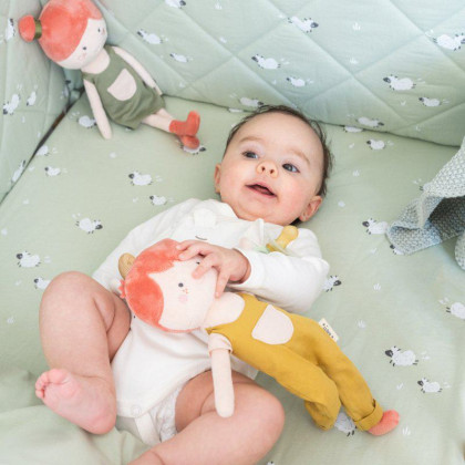 2-dielny bavlnený set do postieľky 0 m+ bonjourbébé