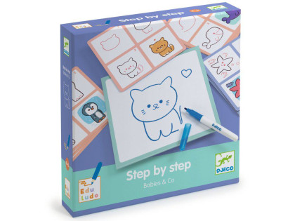 Kreslenie Step by step Mláďatká Djeco