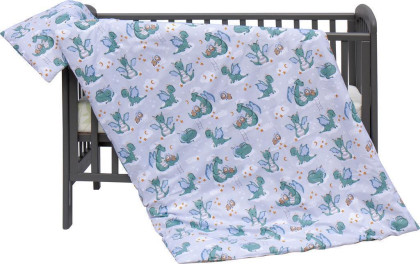 Obliečky do postieľky 2dielne - Scarlett Dino - 135 x 100 cm