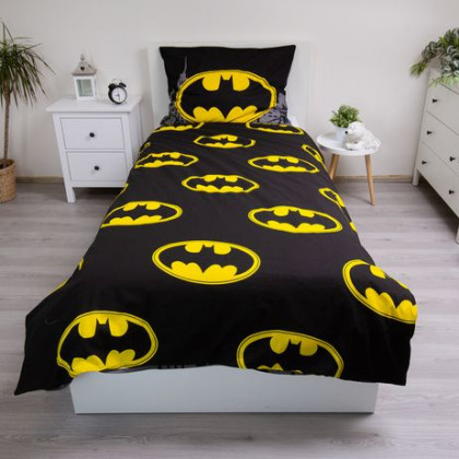 Obliečky Batman "The Emblem" 140 x 200, 70 x 90 cm Jerry Fabrics