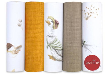 Plienky pre deti látkové súprava box Unisex 70x80 cm 5 ks