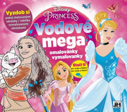 Vodové mega omaľovánky - Disney Princezné