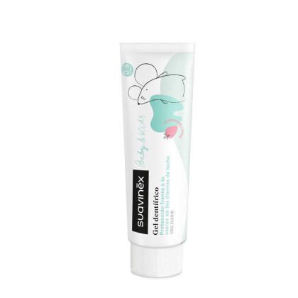 Detská zubná pasta Baby/Kids s jahodovou príchuťou - 50 ml Suavinex