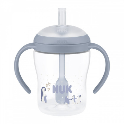 Dojčenská fľaša na učenie so slamkou 150 ml NUK Perfect Match