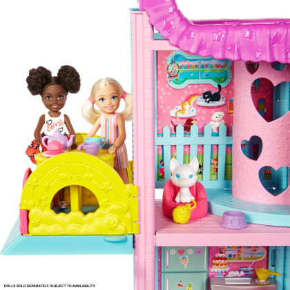 Chelsea dom so šmykľavkou Barbie