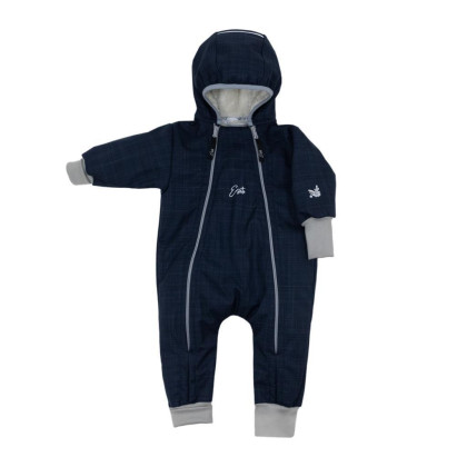 Rastúca zimná softshellová kombinéza Lamb Navy Blue