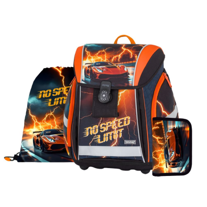 Školská súprava 3 ks Premium Light auto 2