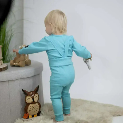 Rastúce body rebrované Turquoise - tyrkysová Esito