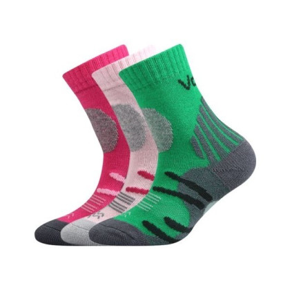 Ponožky detské outdoorové Horalik so striebrom dievčenské (3 páry)