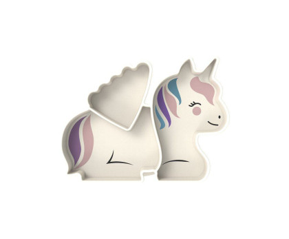 Silikónový delený tanierik s prísavkou Luxe Melii