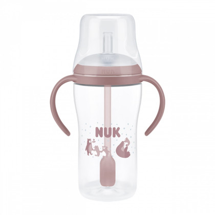 Dojčenská fľaša Perfect Match na učenie so slamkou Bear 260 ml NUK