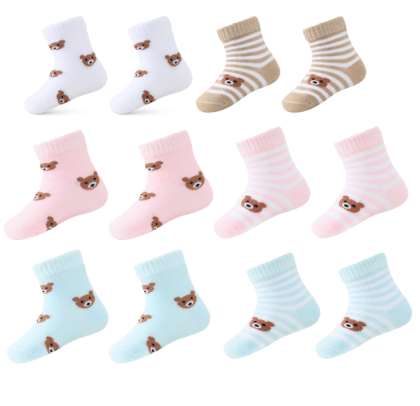 Dojčenské ponožky 3 páry medvedíky Be Snazzy 6 - 9 mesiace