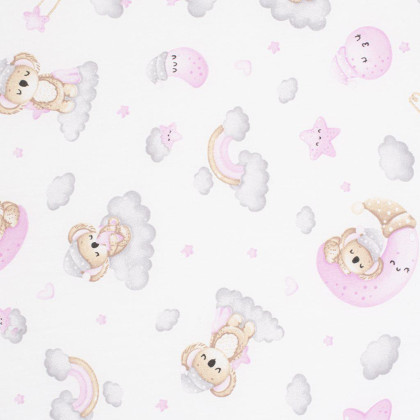 Detský penový matrac New Baby STANDARD 120 x 60 x 6 cm koala ružová