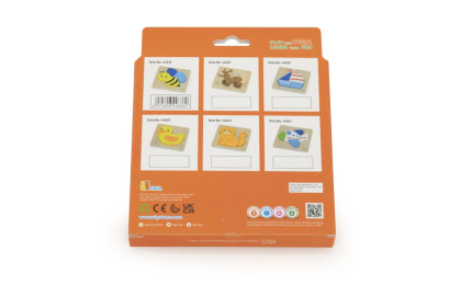Drevené puzzle pre najmenších - včielka