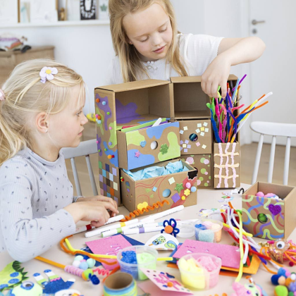 Kreatívna sada Maxi box so zásuvkami Modelovanie Creativ Company