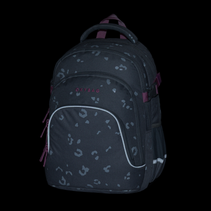 Študentský batoh Oxy Scooler Grey geometric OxyBag
