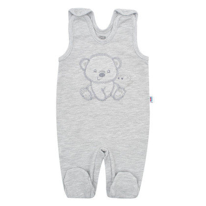 Dojčenská súpravička do pôrodnice New Baby Sweet Bear sivá
