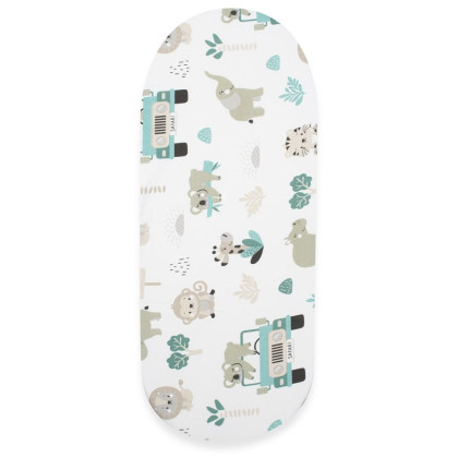 Bavlnená prestieradlo do kočíka Safari II 35 x 75 cm New Baby