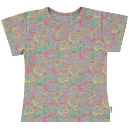 Detské tričko Neónové srdcia Esito