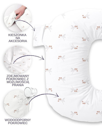 Polohovací vankúš MiniRelax jersey 150 cm Babymatex