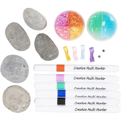 Kreatívna sada Craft Kit Stone Decoration Monster Creativ Company