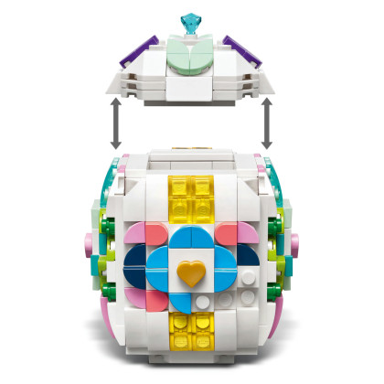 Dekoratívne veľkonočné vajíčko Lego