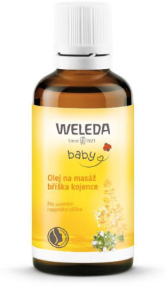 Olej na masáž bruška dojčaťa 50 ml Weleda