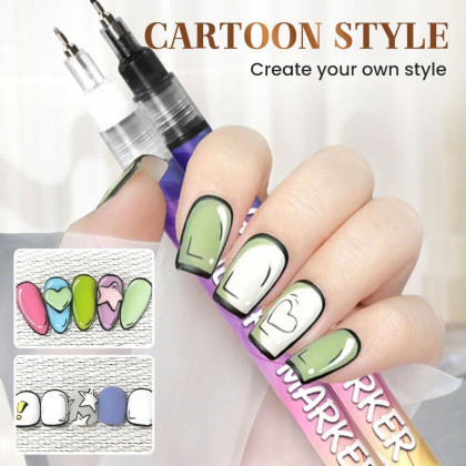 Sada farieb na nechty Fixy Nail art 12 ks